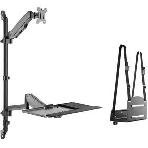 Equip 650170 houder & standaard all-in-one pc/werkstation 8 kg Zwart 43,2 cm (17 ) 81,3 cm (32 )