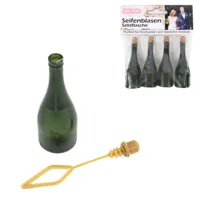 Bellenblaas champagnefles 7,7 cm 4 stuks | 24 stuks