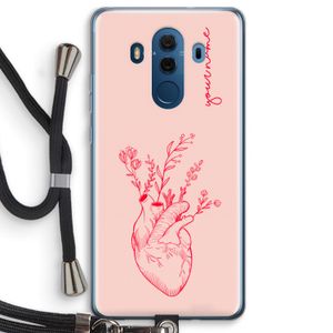 Blooming Heart: Huawei Mate 10 Pro Transparant Hoesje met koord
