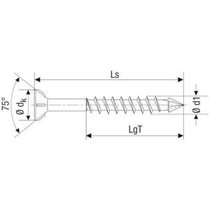 Spax-m t15 dd boorp 3,5x45(200)