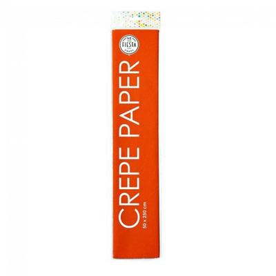 Globos Crepepapier oranje, 50x250cm
