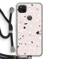 Terrazzo N°20: Pixel 4a Transparant Hoesje met koord