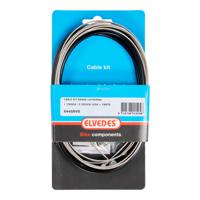 remkabel set universeel 1800/2350 mm zwart/zilver