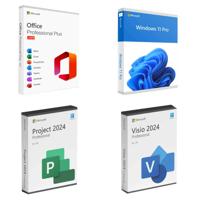 Combo aanbieding: Windows 11, Office Pro Plus 2024, Visio 2024 en Project 2024