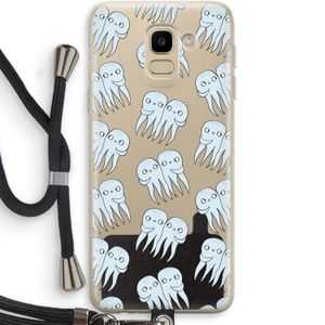 Octopussen: Samsung Galaxy J6 (2018) Transparant Hoesje met koord