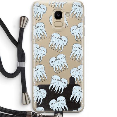 Octopussen: Samsung Galaxy J6 (2018) Transparant Hoesje met koord