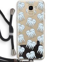 Octopussen: Samsung Galaxy J6 (2018) Transparant Hoesje met koord