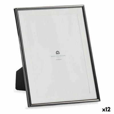Fotolijsten Kristal Zwart Staal (12 Stuks)
