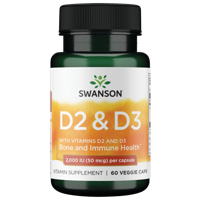 Vitamin D Complex With Vitamins D-2 & D-3 | Swanson | 60ct