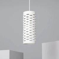Kleine witte hanglamp keramiek met E27 fitting Anetto