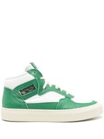 RHUDE baskets montantes à lacets - Vert