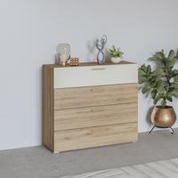 Home365 Ladekast Verdal - Eiken - 4 Lades