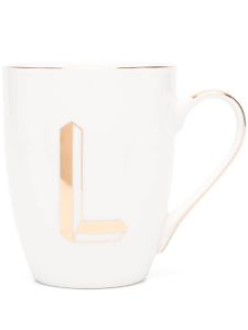 Bitossi Home tasse Lettre L en porcelaine - Tons neutres