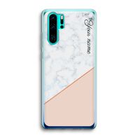 Marmer in stijl: Huawei P30 Pro Transparant Hoesje Marmer in stijl: Huawei P30 Pro Transparant Hoesje