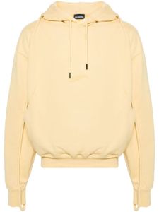 Jacquemus hoodie Le Camargue en coton biologique - Jaune