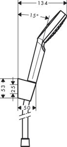 Hansgrohe Crometta badset met doucheslang 160cm chroom