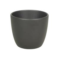 Floran Plantenpot - antraciet grijs - mat - keramiek - 36 x 29 cm   -