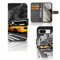 Google Pixel 8 | Flip Cover | New York Taxi