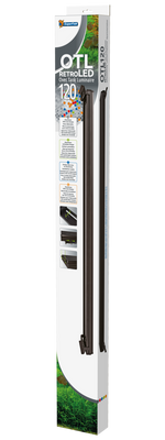 Superfish Retro Led Otl 120cm - Matzwarte Aquarium LED-verlichting voor T8-36w Lampen