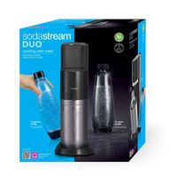 SodaStream DUO black Zwart, Roestvrijstaal - thumbnail