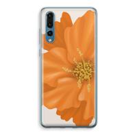 Orange Ellila flower: Huawei P20 Pro Transparant Hoesje - thumbnail
