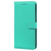 Xiaomi Redmi Note 9T 5G hoesje - Bookcase - Koord - Pasjeshouder - Portemonnee - Camerabescherming - Kunstleer - Turquoise