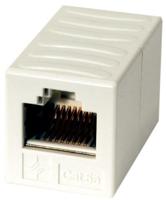 Telegärtner RJ45 Netwerk Adapter CAT 6 [1x RJ45-bus - 1x RJ45-bus] Alpine-wit - thumbnail