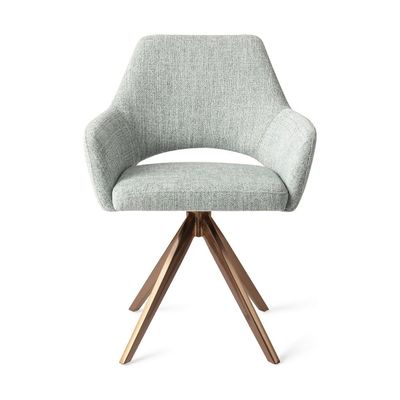 Jesper Home Yanai eetkamerstoel Soft Sage turn rose