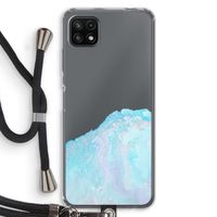 Fantasie pastel: Samsung Galaxy A22 5G Transparant Hoesje met koord