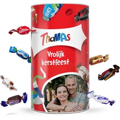 Celebrations XL chocolade cadeauverpakking met naam en foto