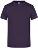 James & Nicholson JN002 Round-T Heavy - Aubergine - M - thumbnail