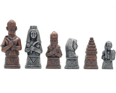 Berkeley Chess Egyptische Metalen Schaakstukken