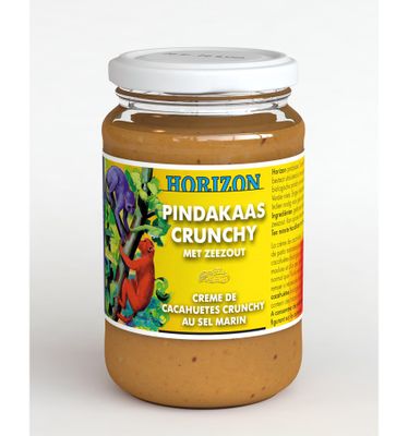 Pindakaas crunchy met zeezout eko bio
