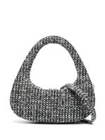 Coperni sac cabas Swipe en tweed - Noir - thumbnail