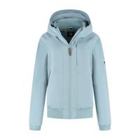 Travelin&apos; Women - Waterproof jack - Light Blauw - Maat 3XL