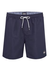 Happy Shorts Happy Shorts Heren Zwemshort Effen Donkerblauw