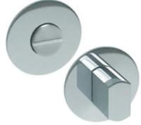 WC garnituur vlak rond FR rvs mat WC 6-7mm