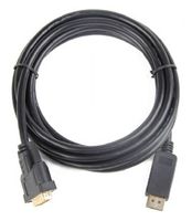 Gembird CC-DPM-DVIM-1M video kabel adapter DisplayPort DVI Zwart - thumbnail