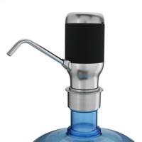 Draadloze elektrische automatische water fles pomp Smart dispenser USB oplaadbare elektrische batterij drink water fles pomp (zwart)