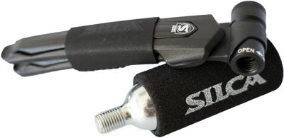 SILCA Co2 cartr.pump eolo levers premio black