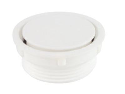 Kirchhoff Kunststof stekker, wit, 1 1/2"ET, voor aansluiting van hevelapparaat - 98837954