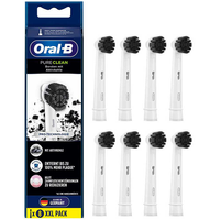 Oral-B Pure Clean Charcoal opzetborstels - 8 stuks