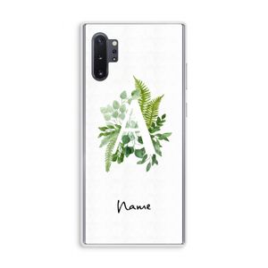 Green Brush: Samsung Galaxy Note 10 Plus Transparant Hoesje