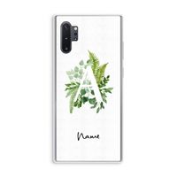 Green Brush: Samsung Galaxy Note 10 Plus Transparant Hoesje