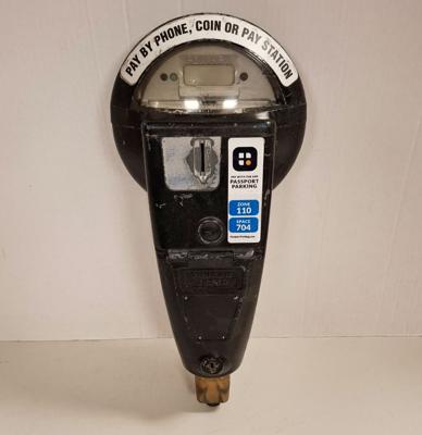 Amerikaanse Parkeermeter Zwart - Origineel