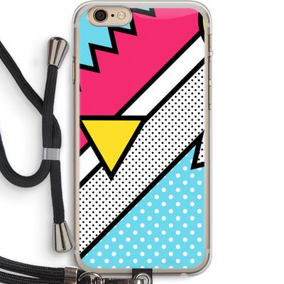 Pop Art #3: iPhone 6 PLUS / 6S PLUS Transparant Hoesje met koord