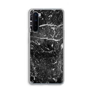 Zwart marmer: OnePlus Nord Transparant Hoesje