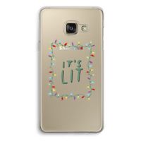 It's Lit: Samsung A3 (2017) Transparant Hoesje