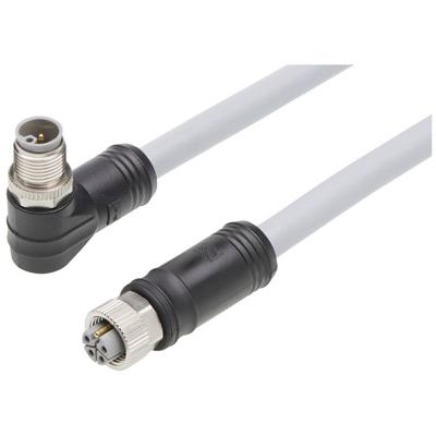 Molex 1205010221 Sensor/actuator connector, geassembleerd Aantal polen (sensoren): 5 Bus, recht, Stekker, haaks 10 m 1 stuk(s) Bag