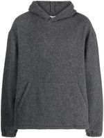 Rier hoodie texturé en laine vierge - Gris